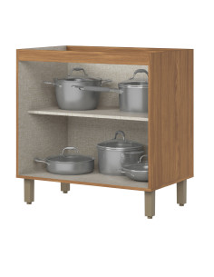 Base Cocina Requinte 2 Puertas 80 Cm - Mueble de Cocina 2