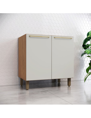 Base Cocina Requinte 2 Puertas 80 Cm - Mueble de Cocina