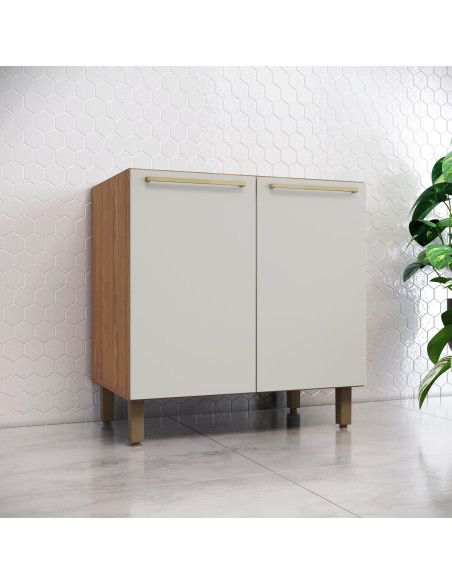 Base Cocina Requinte 2 Puertas 80 Cm - Mueble de Cocina