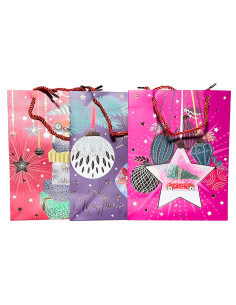 Bolsa navidad 26x30x10cm colgantes surtido