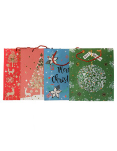 Bolsa navidad 26x32x10cm VRA surtido
