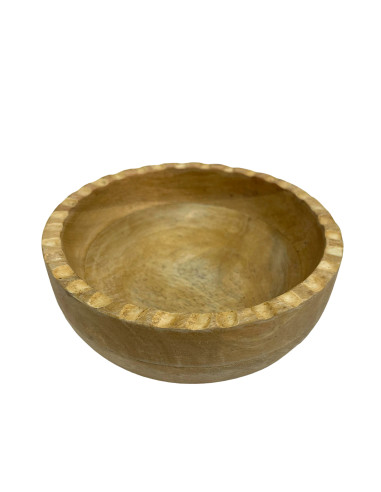 Bowl Madera Deco 18x18x8cm - Elegante y Versátil