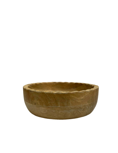 Bowl Madera Deco 18x18x8cm - Elegante y Versátil