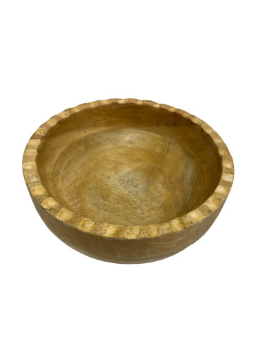Bowl Madera Deco 18x18x8cm - Elegante y Versátil