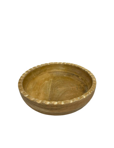 Bowl Madera Deco 20x20x5cm - Elegante y Funcional