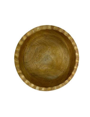 Bowl Madera Deco 18x18x8cm - Elegante y Versátil