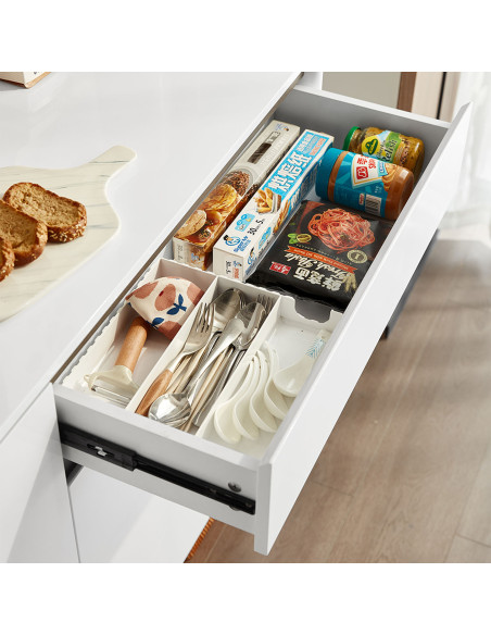 Buffet 1 cajón 4 puertas Eland blanco