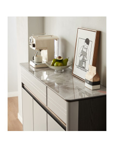 Buffet 2 cajones 3 puertas Minoa gris claro 2