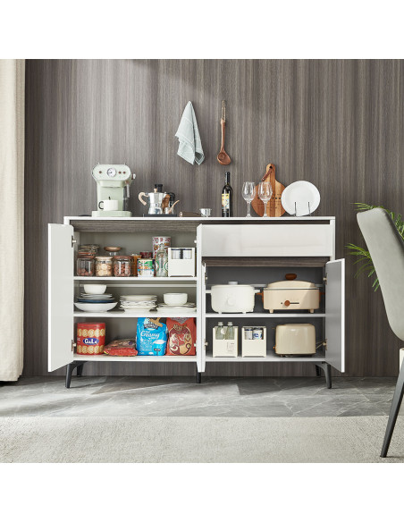 Buffet 1 cajón 4 puertas Eland blanco