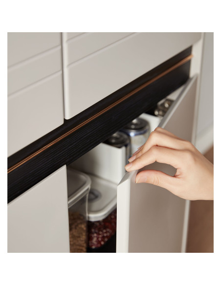 Buffet 2 cajones 3 puertas Minoa gris claro