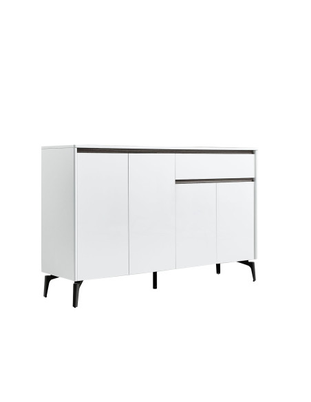 Buffet 1 cajón 4 puertas Eland blanco