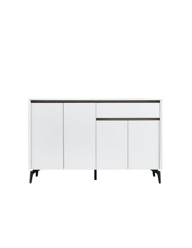 Buffet 1 cajón 4 puertas Eland blanco
