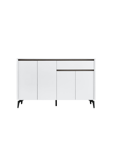 Buffet 1 cajón 4 puertas Eland blanco