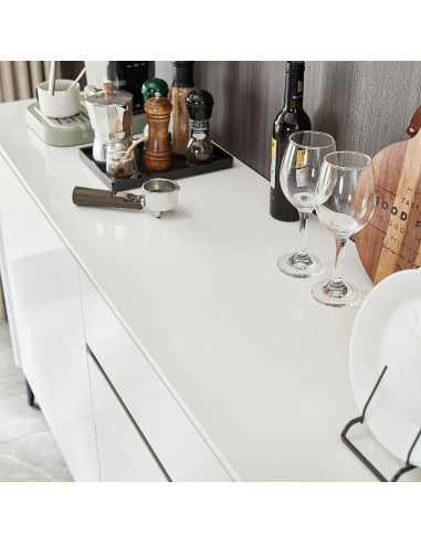 Buffet 1 cajón 4 puertas Eland blanco