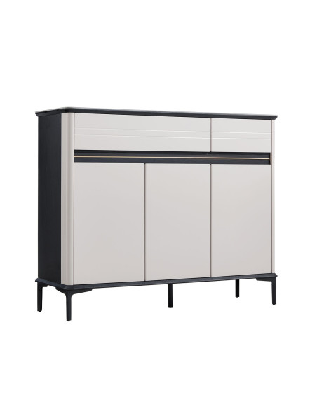 Buffet 2 cajones 3 puertas Minoa gris claro
