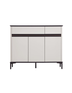 Buffet 2 cajones 3 puertas Minoa gris claro