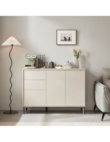 Buffet 3 cajones 2 puertas Nuvia blanco