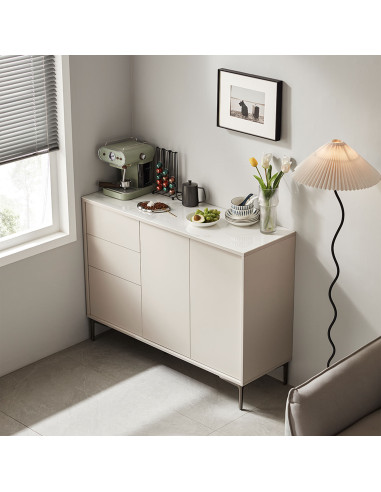 Buffet 3 cajones 2 puertas Nuvia blanco