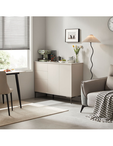 Buffet 3 cajones 2 puertas Nuvia blanco