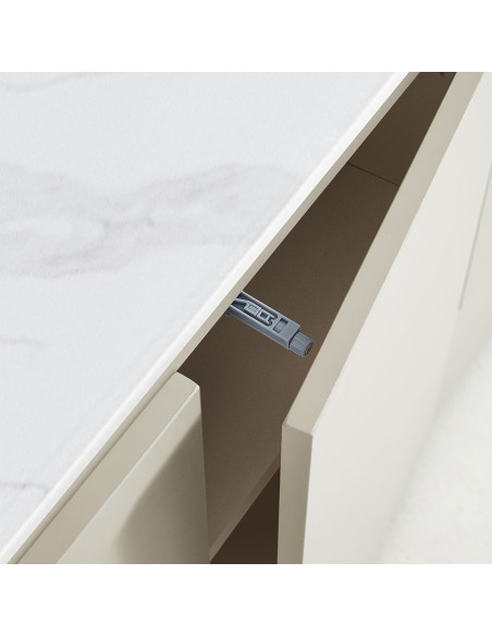 Buffet 3 cajones 2 puertas Nuvia blanco