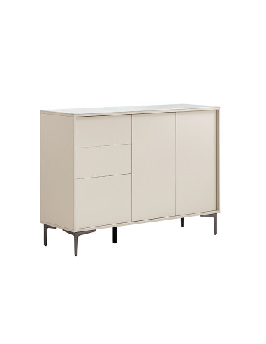 Buffet 3 cajones 2 puertas Nuvia blanco