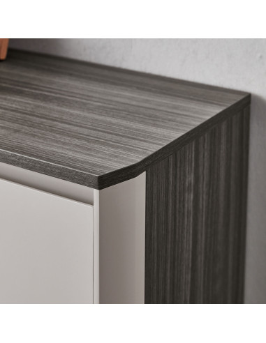 Buffet 3 cajones 2 puertas Taren gris claro