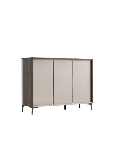 Buffet 3 cajones 2 puertas Taren gris claro