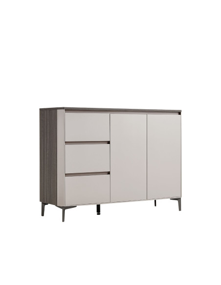 Buffet 3 cajones 2 puertas Taren gris claro