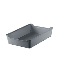 Caja Organizadora de Plástico Gris 26x17x5,5cm - Ordenación