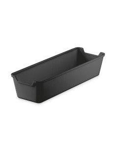 Caja Organizadora de Plástico Negro 26x5,5x8,6 cm