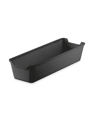 Caja Organizadora de Plástico Negro 26x5,5x8,6 cm