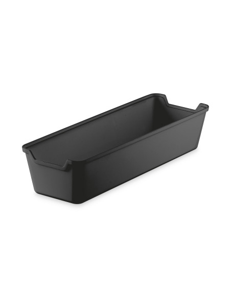 Caja Organizadora de Plástico Negro 26x5,5x8,6 cm