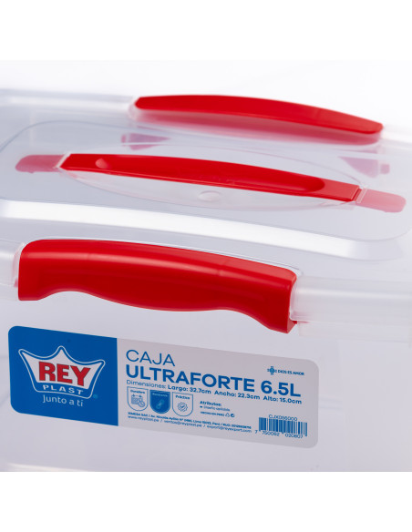 Caja Ultraforte 6,5L - Organizador de Dormitorio