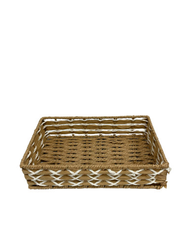 Canasto Rectangular L de Hierro - Decoración y Organización