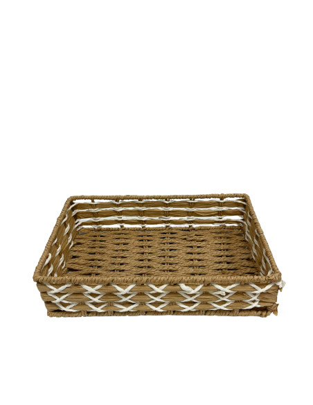 Canasto Rectangular L de Hierro - Decoración y Organización