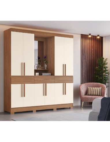 Closet 10 Puertas Tupandi - Mueble de Dormitorio de Calidad