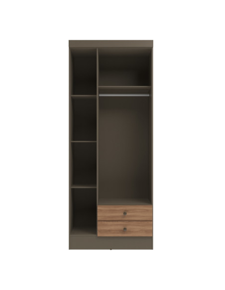 Closet 3 puertas Moscou Damasco/Nogal