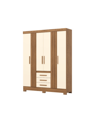 Closet 6 Puertas Tupandi - Armado Requerido, Garantía 6 Meses