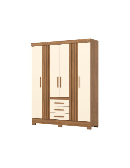 Closet 6 Puertas Tupandi - Armado Requerido, Garantía 6 Meses