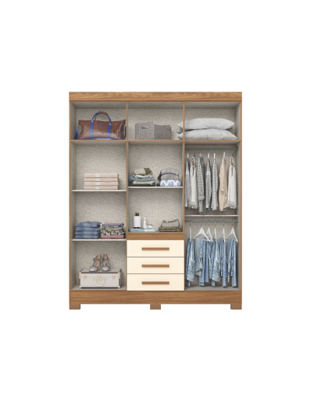 Closet 6 Puertas Tupandi - Armado Requerido, Garantía 6 Meses