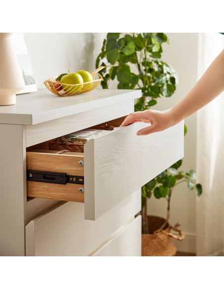 Cómoda 4 cajones Kaia blanco