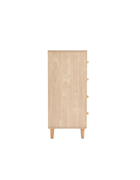 Cómoda 4 cajones Hela blanco