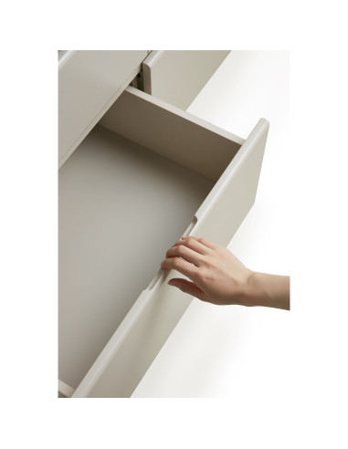 Cómoda 6 cajones Kanso gris claro