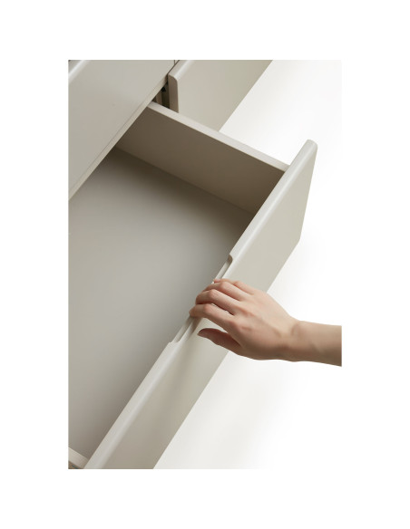 Cómoda 6 cajones Kanso gris claro