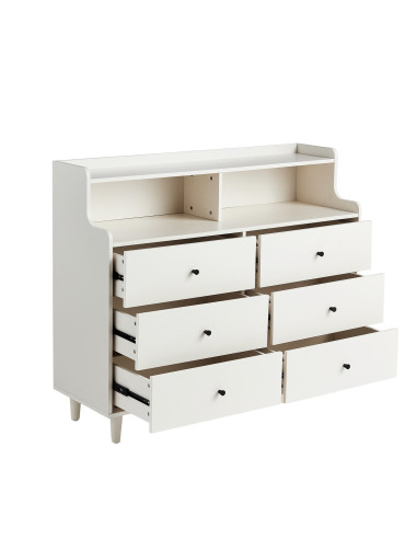 Cómoda 6 Cajones Mali - Mueble Elegante y Funcional