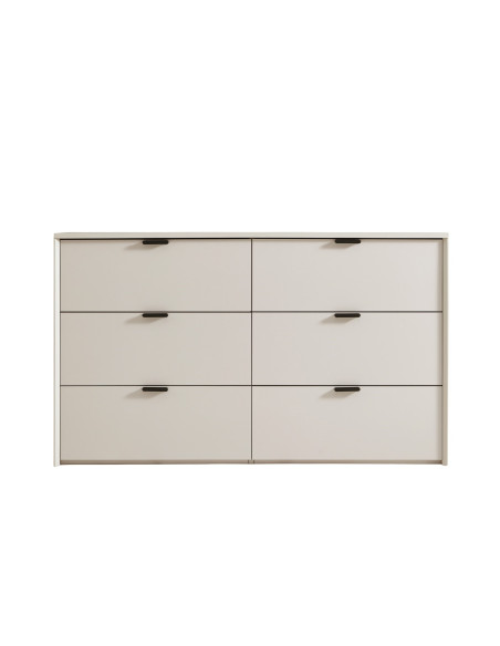 Cómoda 6 Cajones Turku - Almacenamiento Moderno y Elegante