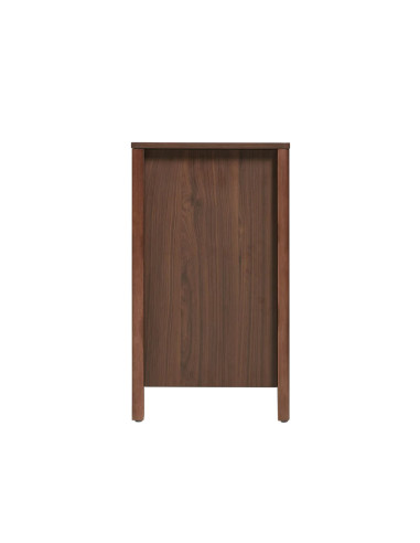 Cómoda 7 cajones Luntra café oscuro