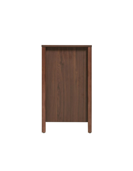 Cómoda 7 cajones Luntra café oscuro