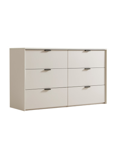 Cómoda 6 Cajones Turku - Almacenamiento Moderno y Elegante
