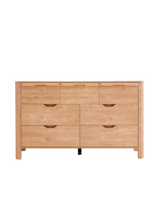 Cómoda 7 cajones Milán café